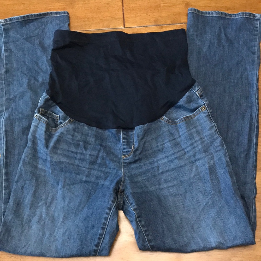 Maternity full panel boot cut jeans